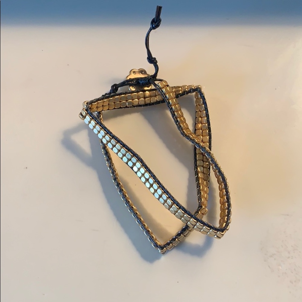 Gold wrap bracelet